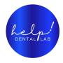 Laboratório de prótese dentária Rio das Ostras logo help! Dental lab